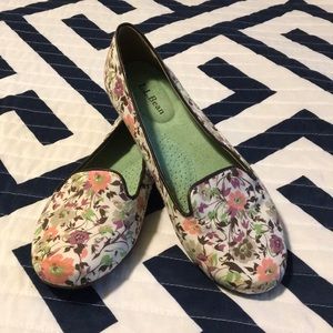 Floral Print Flats